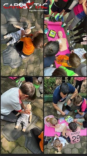 👧👦 Aprender RCP y uso del DEA desde pequeños es sembrar futuro y esperanza.