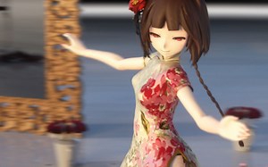 【泠鸢MMD】唯美向极品渲染.人偶花园 （Wing翼出品）C4D渲染