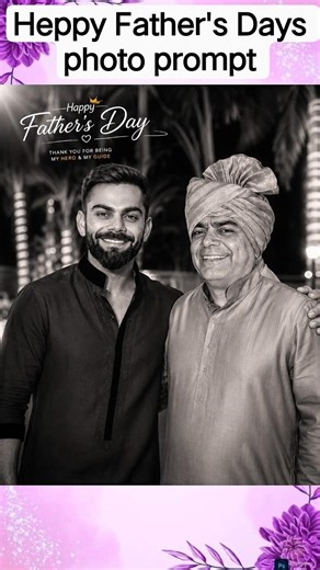 Father's Day Photo Prompt For Chapgpt| Heppy Father's Days prompt | #father #photoediting #ai