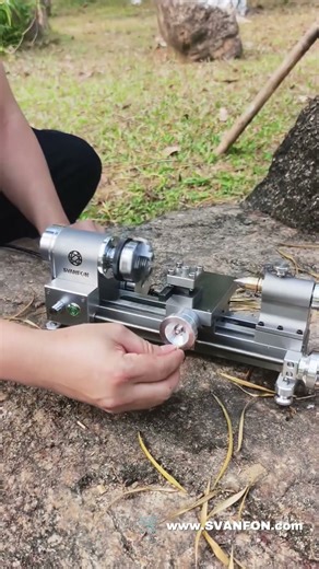 Mini Precision Lathe Machine: A portable desktop tool, perfect for DIY makers and workshops.