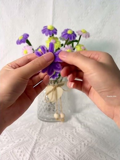 Easy DIY Handmade Decorative Flower Beautiful Flower Weaving Tutorial