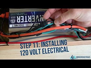 Camper Van 120 Volt Electrical | Van Build Step 11