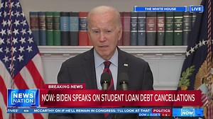 NOW: President Biden unveils his new plan to address student loan debt, which includes the cancellation of $9 billion in loans. MORE: https://trib.al/6140FSo #NewsNationLive | NewsNation