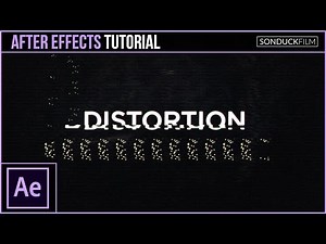 After Effects Tutorial: Glitch Digital Distortion Effect for Motion Graphics