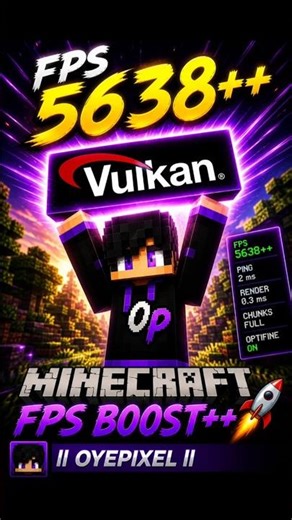 Minecraft Suddenly Became THIS Smooth 😳 🚀 || OYEPIXEL || #earners #minecraft #steelwing #voicegamer