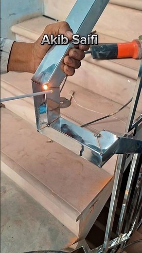 Square Pipe Staircase Railling Stainless steel || how to install Square pipe Railing #youtube #akib
