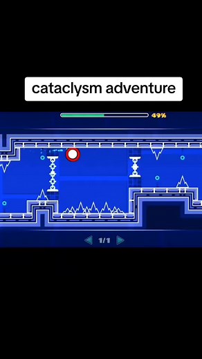 Exploring the Cataclysm Adventure 2.2 in Geometry Dash