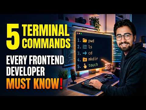 5 Terminal Commands Every Frontend Developer Must Know #webdev