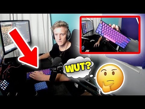 Tfue Explains Why He Plays With a Vertical Keyboard! (Tfue Sideways Keyboard)