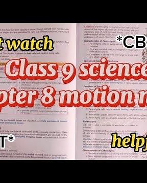 class 9 science chapter 8 motion notes 📝 physics chapter 1 Motion NCRT & CBSE notes 📚 #class9
