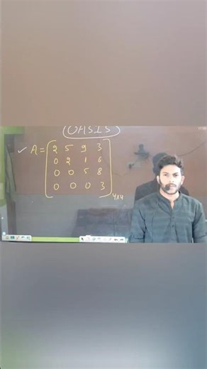 Upper Triangular Matrix Short Trick by K.J Sir