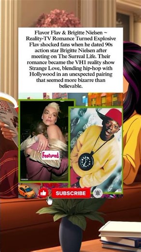 🤯😱Flavor Flav & Brigitte Nielsen: Strange Love Reality TV Show..🥹❤️#shorts