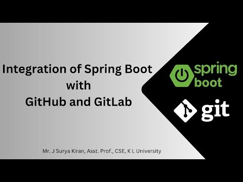 Integration of Spring Boot with GitHub & GitLab