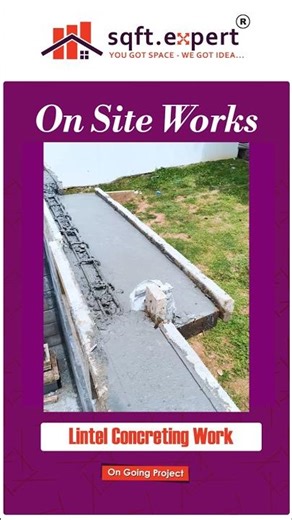 Lintel Concreting Work | Strong Support for Doors & Windows | sqft.expert
