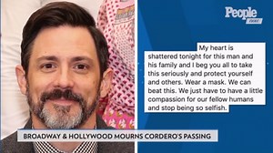 Broadway Star Nick Cordero Dies at 41 After Over 90 Days in Hospital from Coronavirus Complications