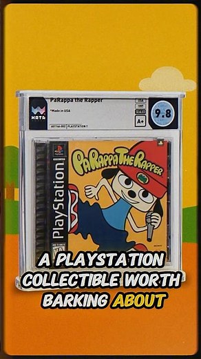 PaRappa the Rapper (PS1) — Sealed WATA 9.8 A+ | The OG Rhythm Game