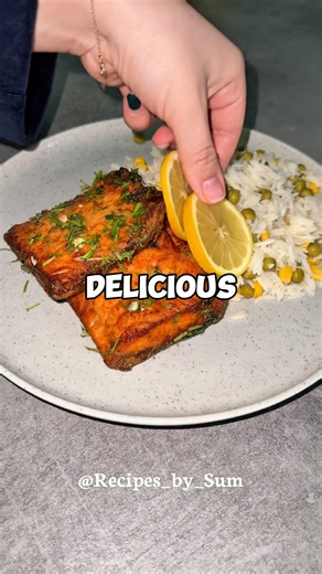 Easy & Juicy Red Trout / 5-Minute Fish Recipe! #shorts