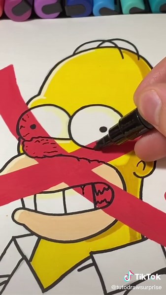 Mini-Tuto dessin : Créez un Homer Simpson unique