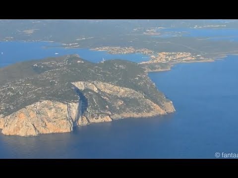 Landing at Olbia Costa Smeralda Airport - Sardinia HD
