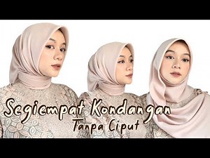 5 Square Hijab Tutorials for Weddings