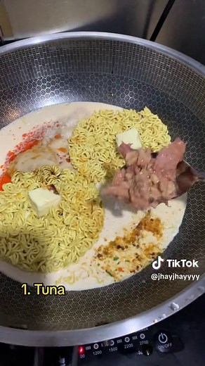 Cheesy Pancit Canton with a Twist Recipe