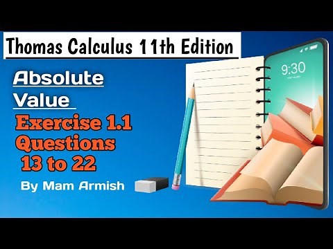 Chapter-1|Exercise 1.1||Questions 13 to 22||Thomas Calculus 11th Edition