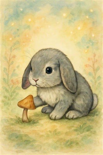 What Bunny Eats: Mushrooms 🍄🐰