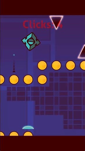 Sólo pasas este nivel con tres clicks (Geometry Dash)