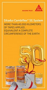 62 reactions · 27 shares | Sikadur-Combiflex® SG system has 50 years of experience in the market & today it is a leading solution in adhered tapes present in almost 90 countries. Thank you for your trust in our solutions. https://ind.sika.com/en/solutions_products/Construction-Market/Waterproofing/Joints.html | Sika India Pvt Ltd | Facebook