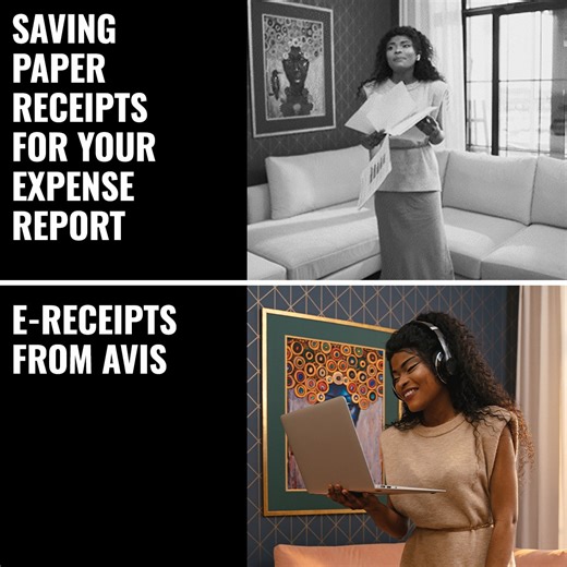 Behold – a fast and easy way to find any Avis receipt from your trip! Gone are the days of jamming receipts into your overstuffed wallet. Expense reports just got a whole lot easier. 🙌 #ExpenseReport #Travel #TravelTip Learn More Here: https://www.avis.com/en/reservation/get-e-receipt | Avis Car Rental