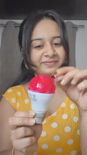 Neon light Red Nail polish bulb#hack #shorts #viral #youtubeshorts#trending #light#creativity