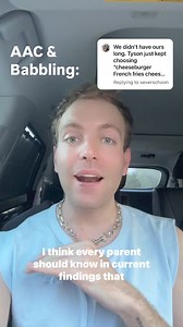 AAC users may go through “babbling” when learning to use their AAC device— I would encourage this process! Have you guys heard of this? 💙 #aac #aacawareness #apraxia #speechtherapy | Fighting for my Voice: My life with Verbal Apraxia