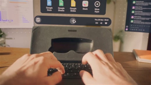 6.5K views · 19 reactions | AR laptop with glasses by Sightful projects multiple floating screens in front of users’ eyes for a portable workstation https://tinyurl.com/yc796hx2 | designboom | Facebook