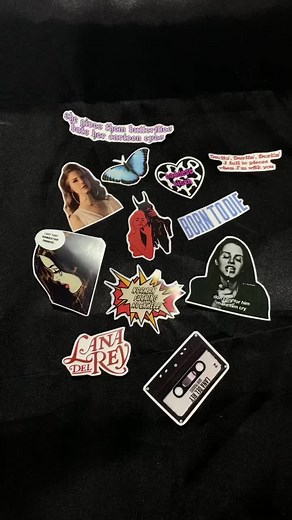 lana del rey stickers. thank you guys!! shopee : 777stickers #stickeraesthetic #stikeraesthetic #sticker #waterproofsticker #businesstok #lanadelreytok