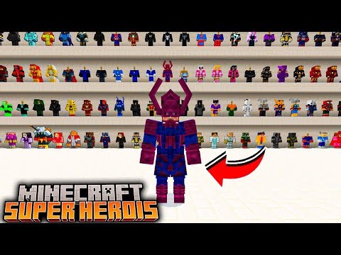 AMAZING the Best Super Heroes Addonpack for Minecraft PE 1.21.101! 300+ heroes
