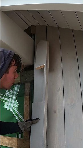 The Trickiest Cut on This Timber Cladding Wall