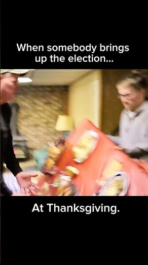 Thanksgiving Freak Out 🦃 Psycho Kid RUINS Thanksgiving Election meme #funny #meme #thanksgiving