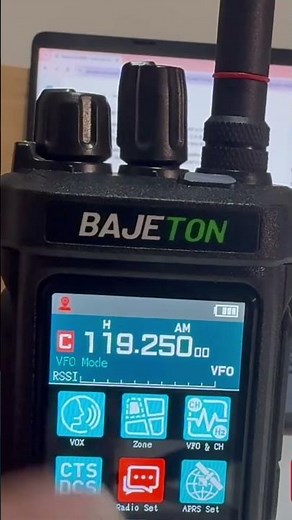 BAJETON BJ-9000 APRS GPS 10W Bluetooth vhf uhf cb ex 0-30 mhz #hamradio #radioamatori #radtel