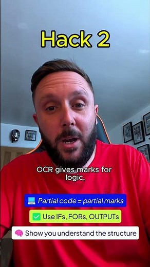 Computer Science - three hacks for your GCSE OCR exam 💻📚