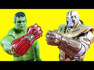 Hulk And Thanos Building Superheroes With Powerful Nano Gauntlet ! Superhero Adventure