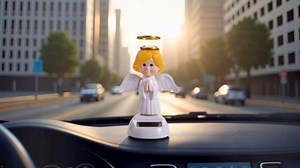 Solar Powered Dancing,Angel Solar Dancing Figures,Solar Powered Shaking Hand,for Car Decoration Window Car Dashboard Decor Solar Power Kits