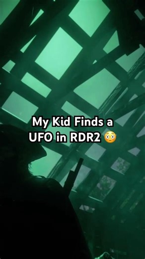 Aliens in Red Dead? My Kid Finds a UFO in RDR2 #rdr2 #reddeadredemption2 #reddeadredemption #gaming