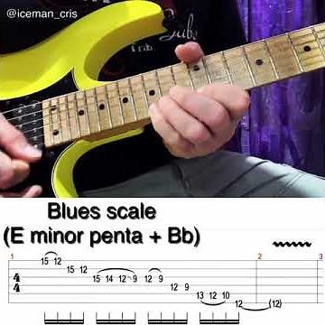 Guitar lesson spot #8 : How to play a E blues scale guitar lick