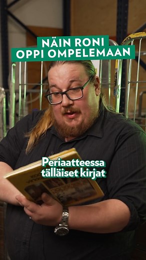 Näin Roni oppi ompelemaan. #kierrätyskeskus | Pääkaupunkiseudun Kierrätyskeskus