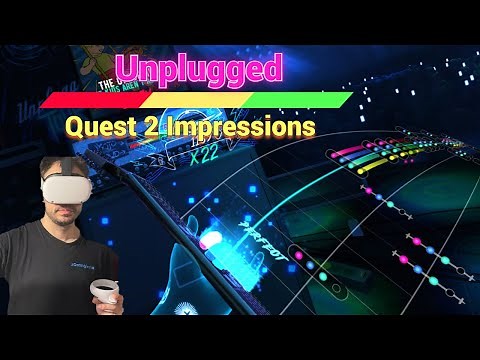 Unplugged Air Guitar Oculus Quest 2 Gameplay + Impressions - Hand Tracking Actual Works?
