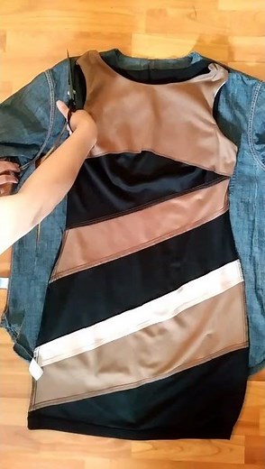 how to turn mens shirt into a dress, sewing tutorial, #DIY, no pattern dress for girls, #shorts