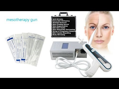 (LF-05) Mesotherapy machine | How to use mesogun | Wrinkle removal mesotherapy gun