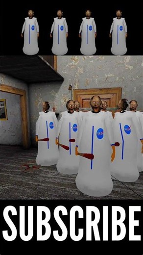Ciber Granny Clone Army Take Over The House! 😱🤯 | granny game game game | #shorts #granny #gaming