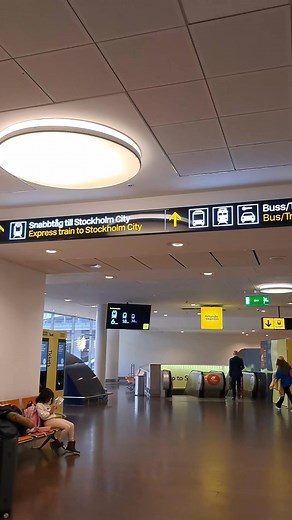 Arlanda Express train to Stockholm City from Arlanda Airport | Sweden Days