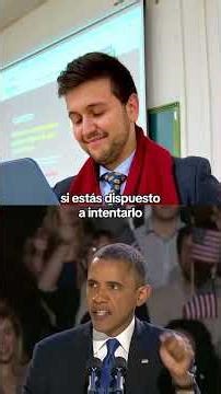 os traigo una reacción de un vídeo de uno de los mejores discursos de Obama,